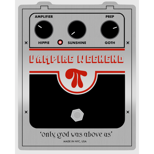 OGWAU Guitar Pedal - Metallic Sticker